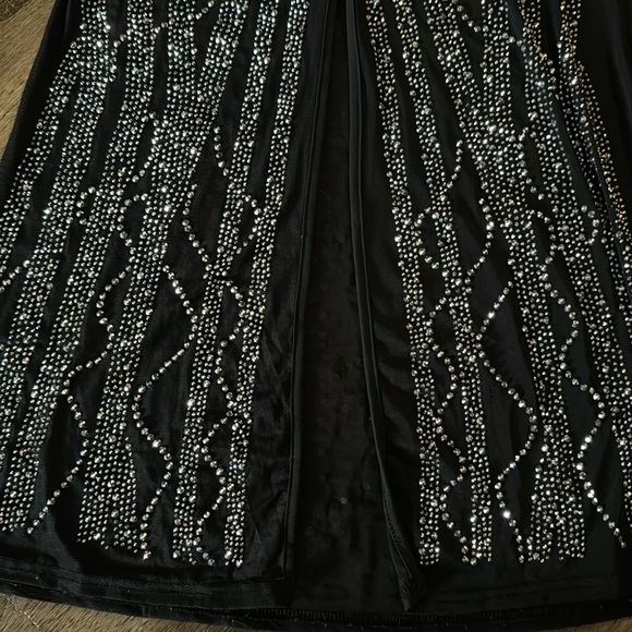 Windsor Black Sheer Dress with Rhinestone 🖤🖤 - Picture 10 of 10